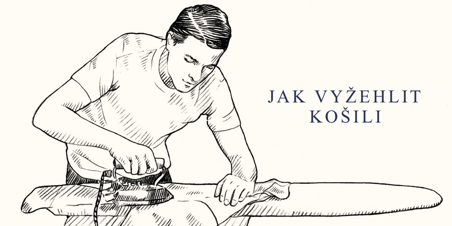Jak správně vyžehlit košili | BJ Návody