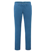 Pánské bavlněné kalhoty chinos modré